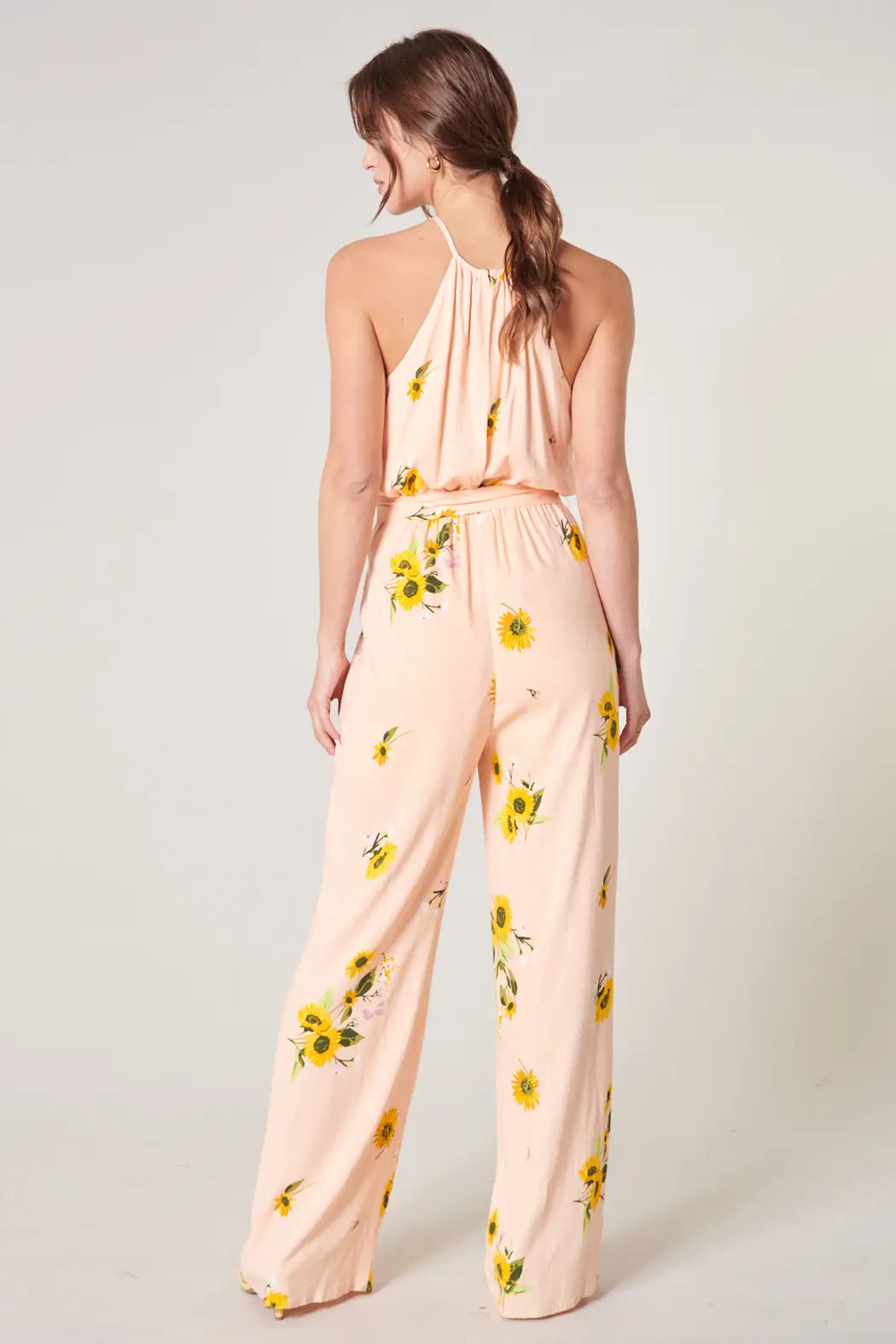 Floral Trapeze Jumpsuit