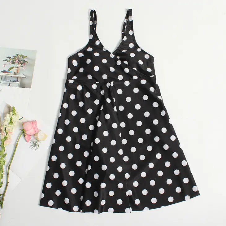 Sheer Pok-A-Dot Swimsuit