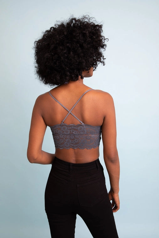 Wide Lace Tube Top
