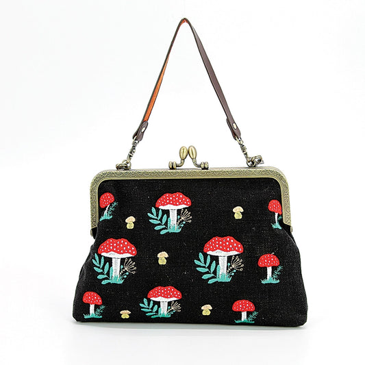 Mushroom Kiss Lock Bag