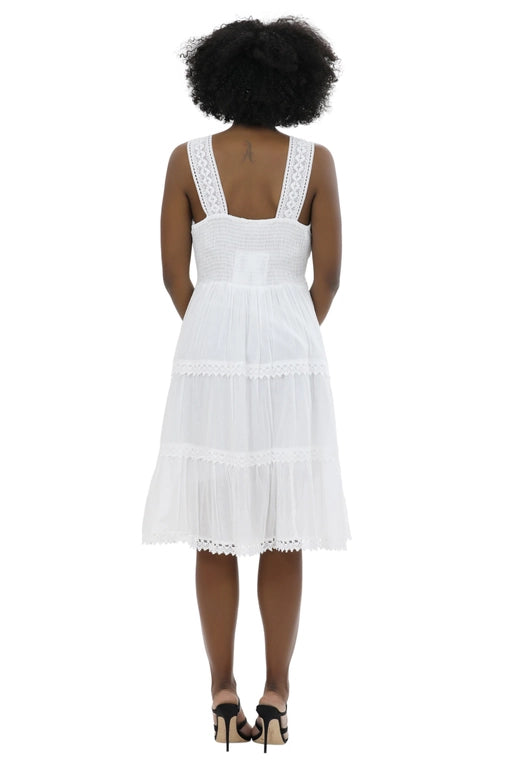 Cotton White Dress