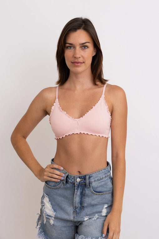 Lettuce Edge Triangle Bralette