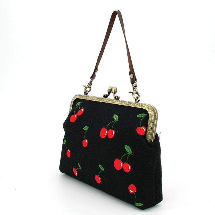 Cherry Kiss lock Bag