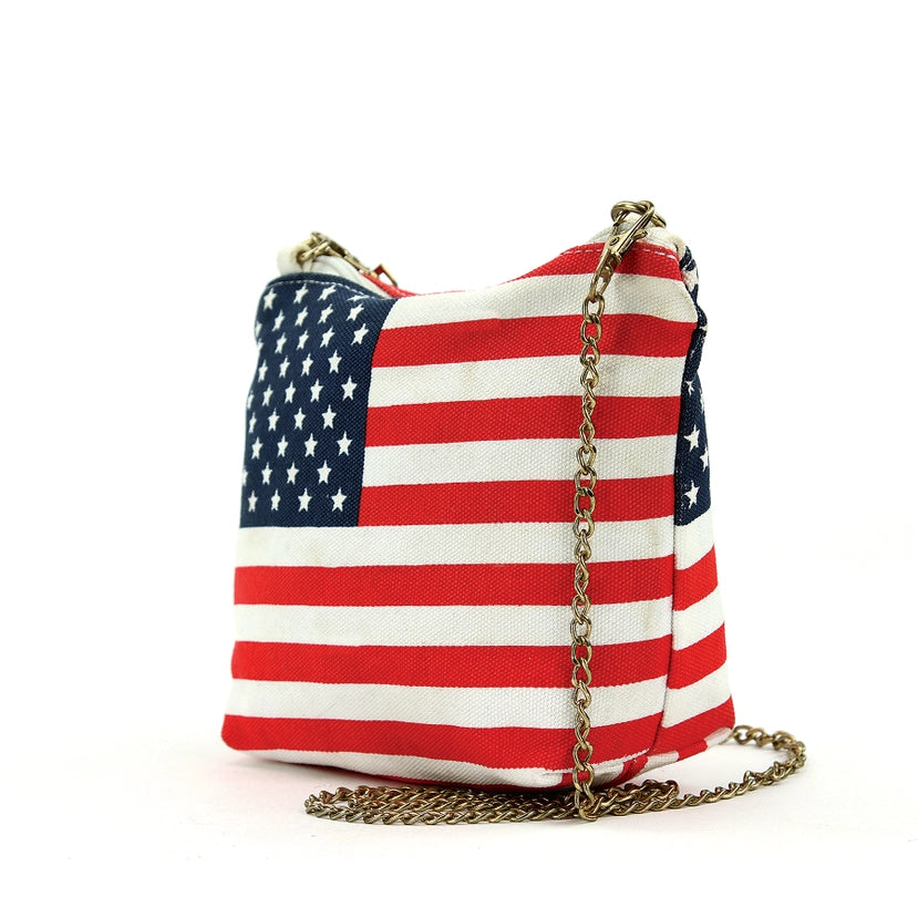 American Flag Crossbody Bag
