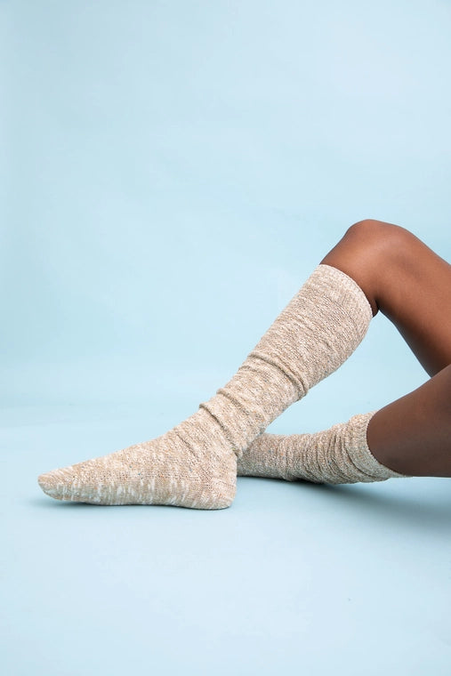 Speckle Knit Boot Socks