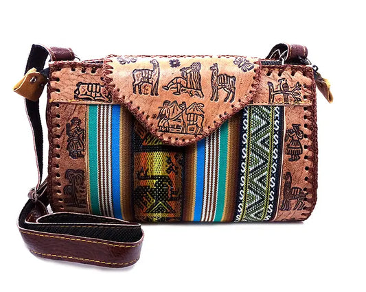Large Leather Material Purse