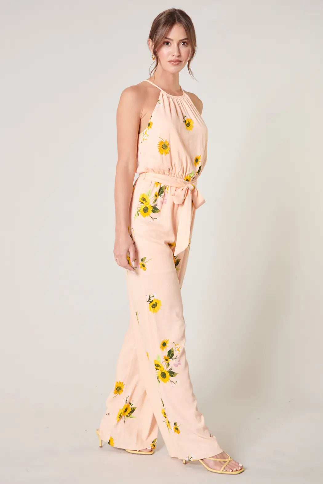 Floral Trapeze Jumpsuit