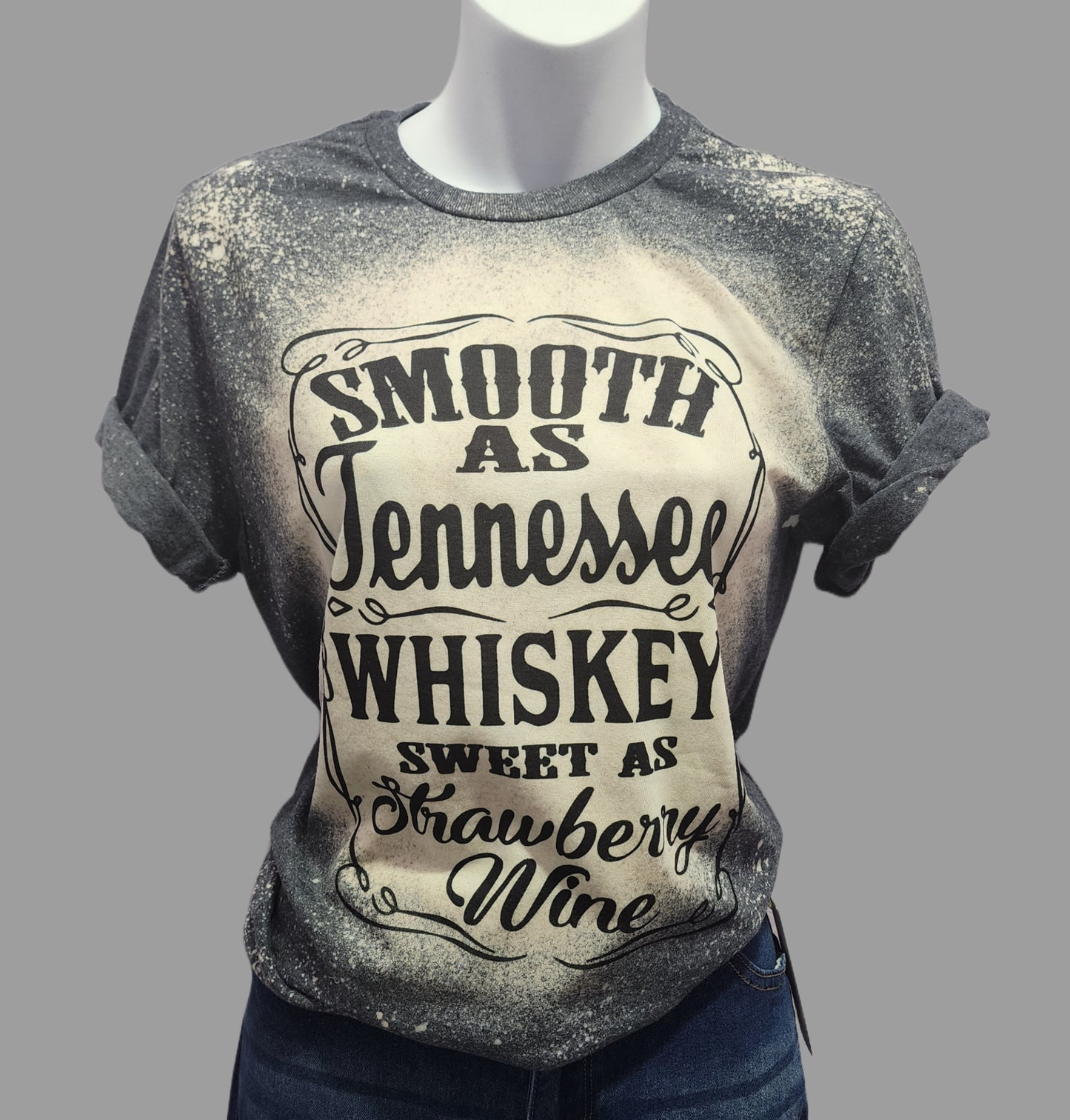 Smooth As Tennesse Whisky Bleached Tee